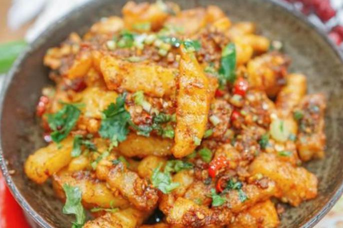 脆皮土豆薯条的做法,怎么在家自己做狼牙土豆薯条