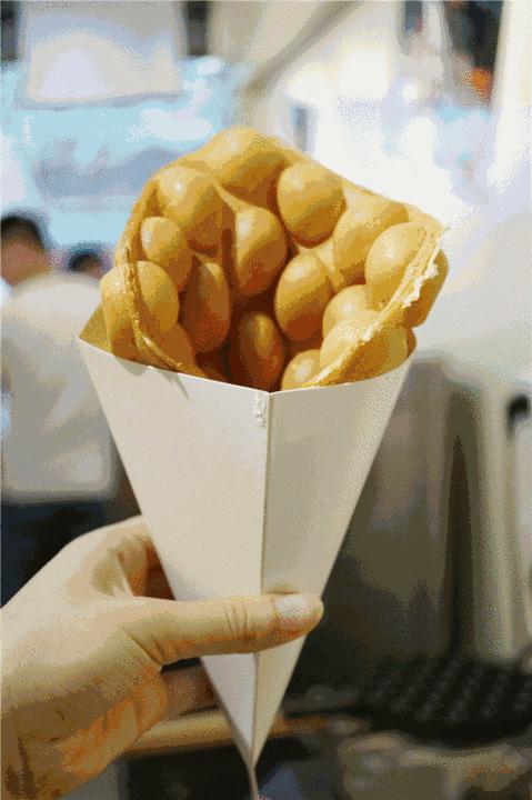 超级简单的香蕉口味雪糕冰淇淋,会爆浆的蛋仔冰淇淋