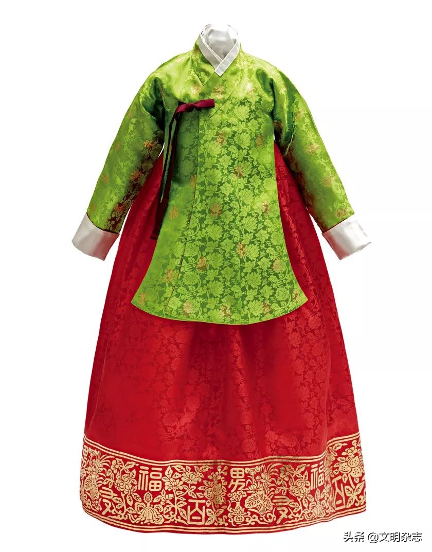 一衣带水韩国传统服饰,韩国传统服饰绑带