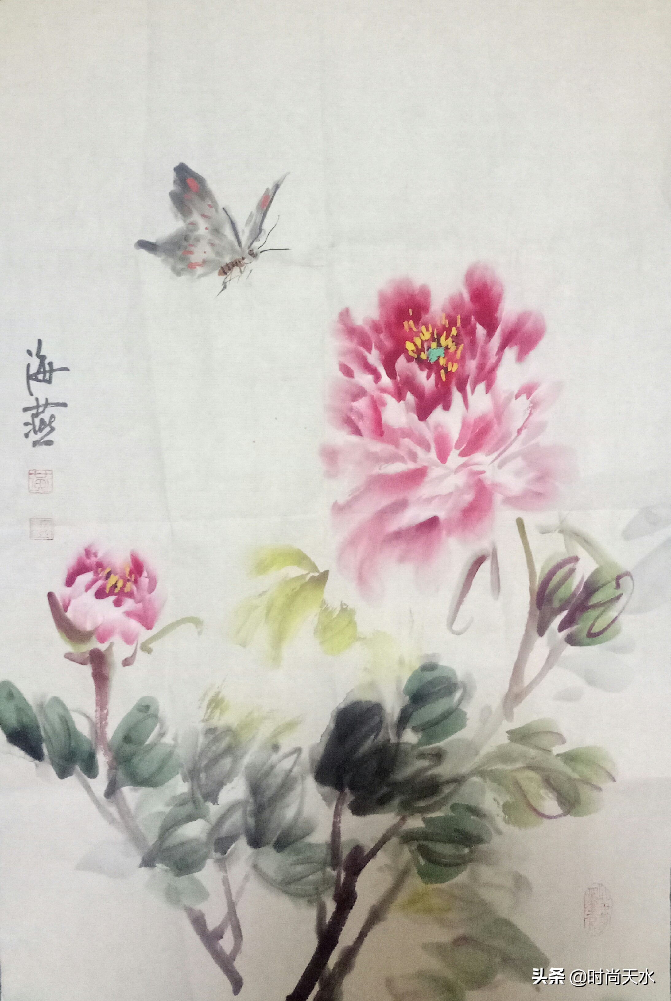 黄海燕牡丹仙子照片,牡丹仙子黄海燕