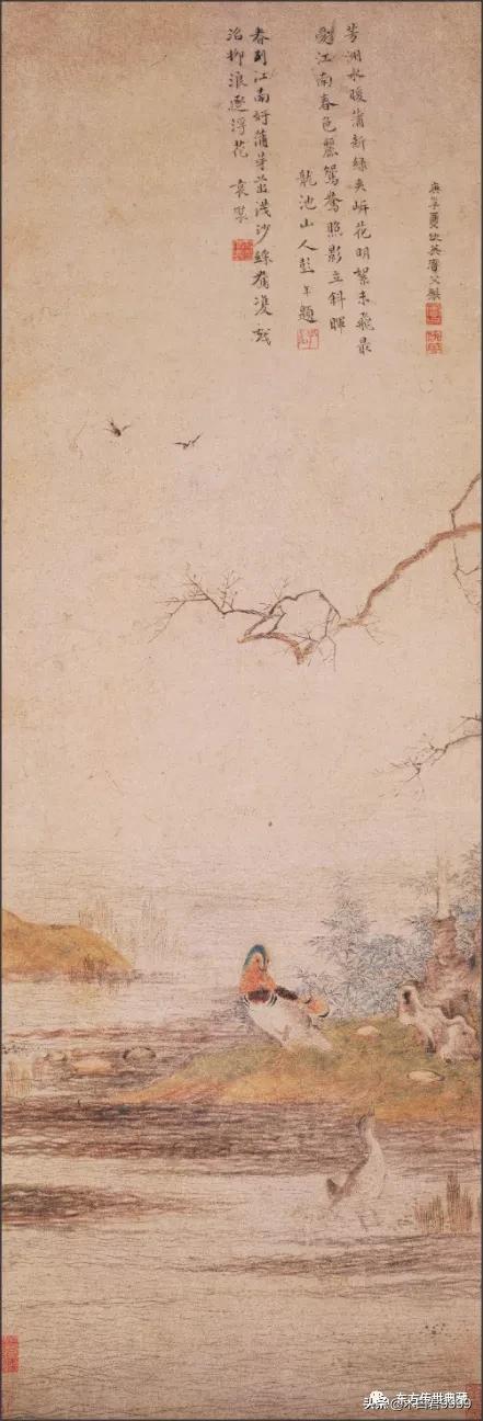 仇英揭钵图赏析,明代仇英莲溪渔隐图赏析