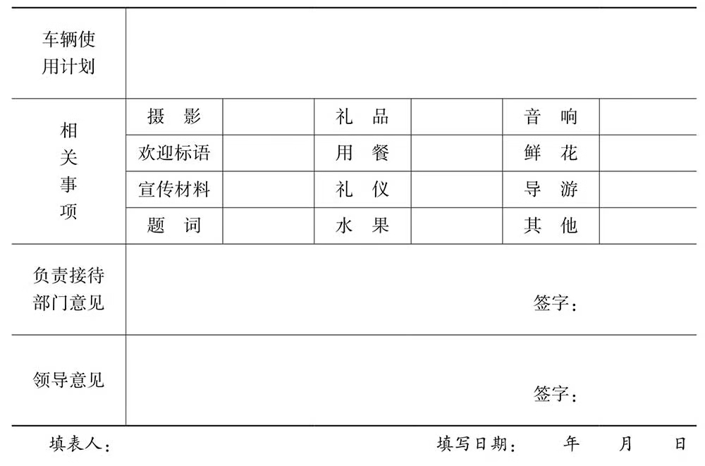 行政部门实用办公表格,行政人员必备的表格模板