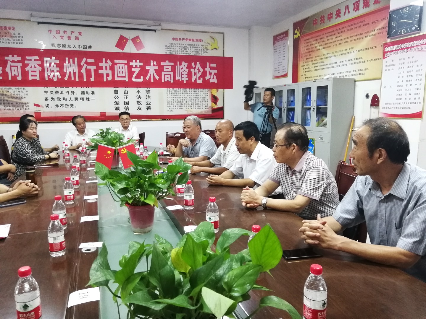 ＂翰墨荷香陈州行＂ 为古陈淮阳增光添彩