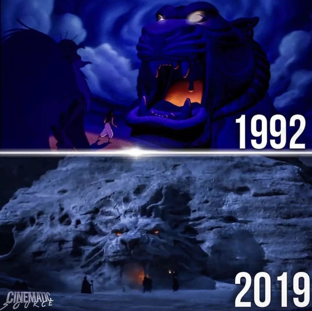 阿拉丁神灯迪士尼动画片英文版,2019迪士尼阿拉丁电影预告片