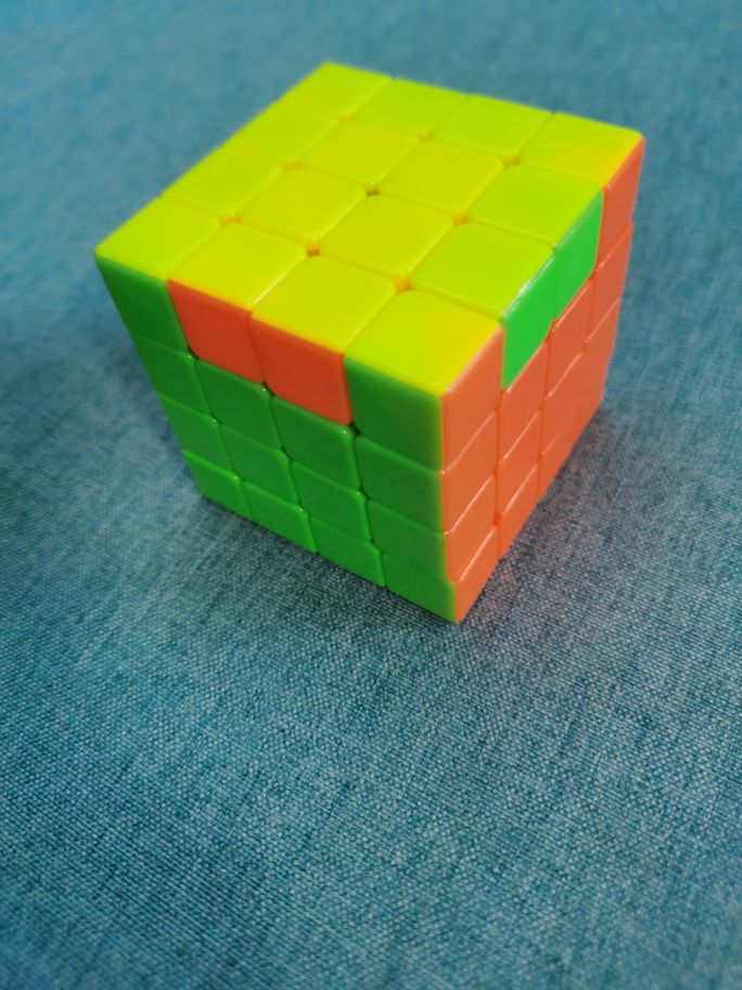 四阶魔方翻棱公式,四阶魔方还原教程大禹治魔方