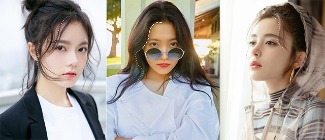 适合圆脸刘海发型女2021流行发型,2020年最流行中短的刘海