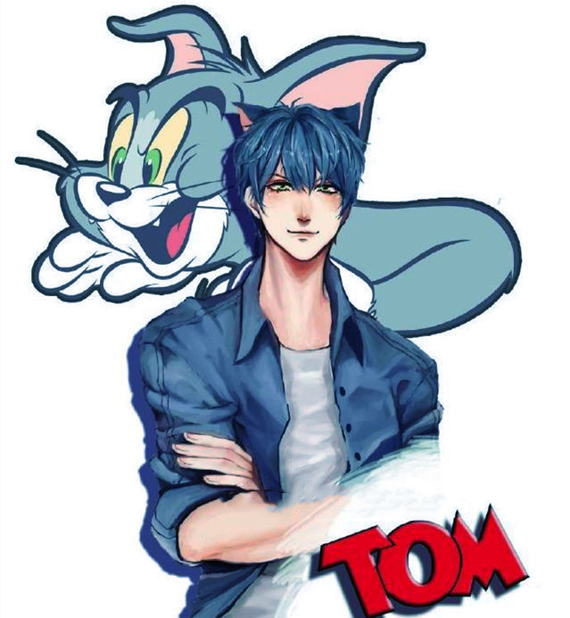 猫和老鼠汤姆和杰瑞拟人化,童年动漫人物拟人化