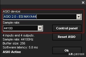 玛雅maya44声卡怎么调试,maya4声卡