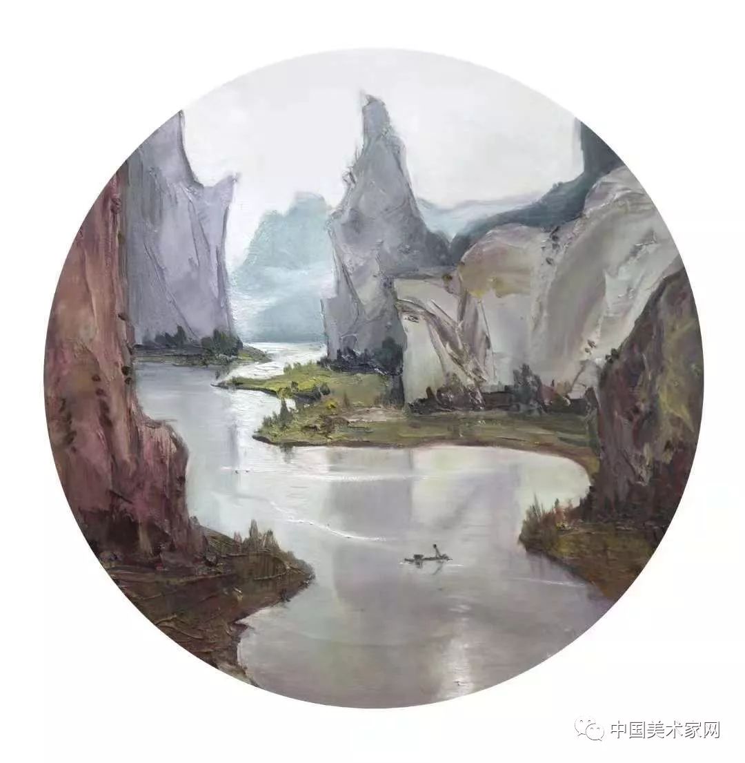 油画家陈健早期作品,陈健画家作品