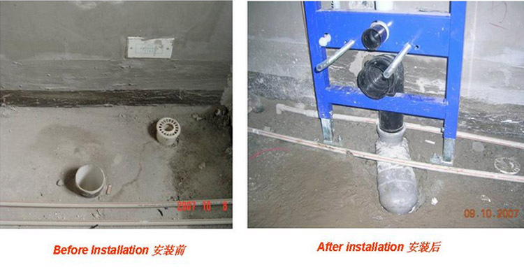 狭长小卫生间壁挂马桶如何布置,悬挂式马桶卫生间布局