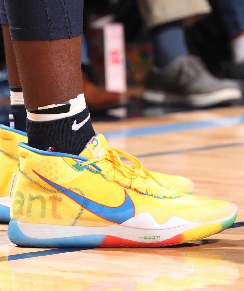 nba球鞋上脚杜兰特13,nba球星上脚杜兰特球鞋