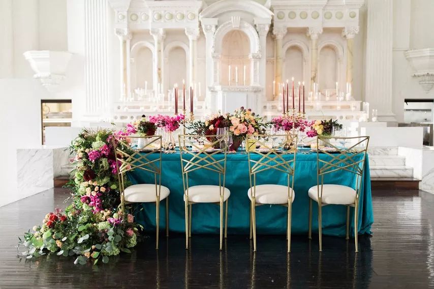 婚礼色彩风格,室内婚礼颜色搭配