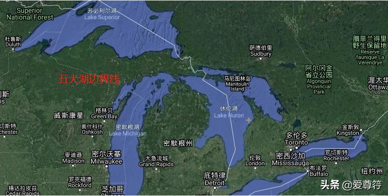 美加国界为什么是北纬49度,美加国界线笔直北纬