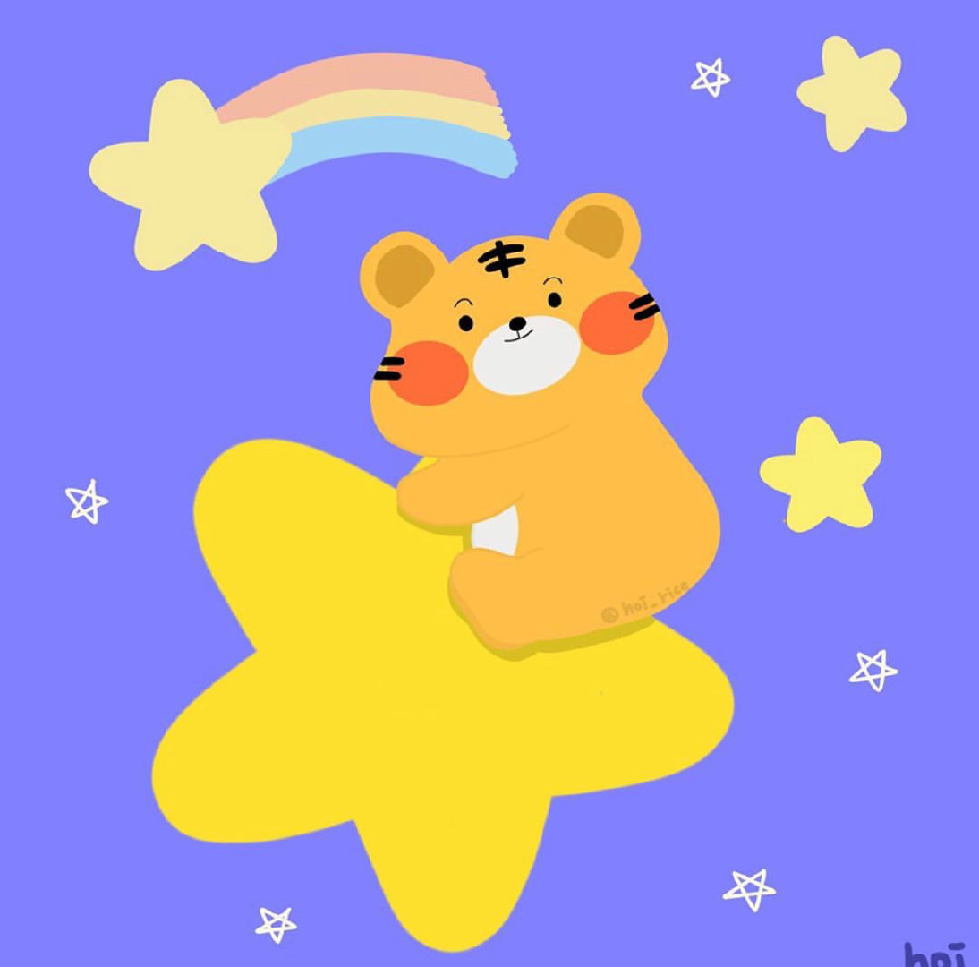 卡通老虎送福头像,漂亮老虎头像霸气卡通