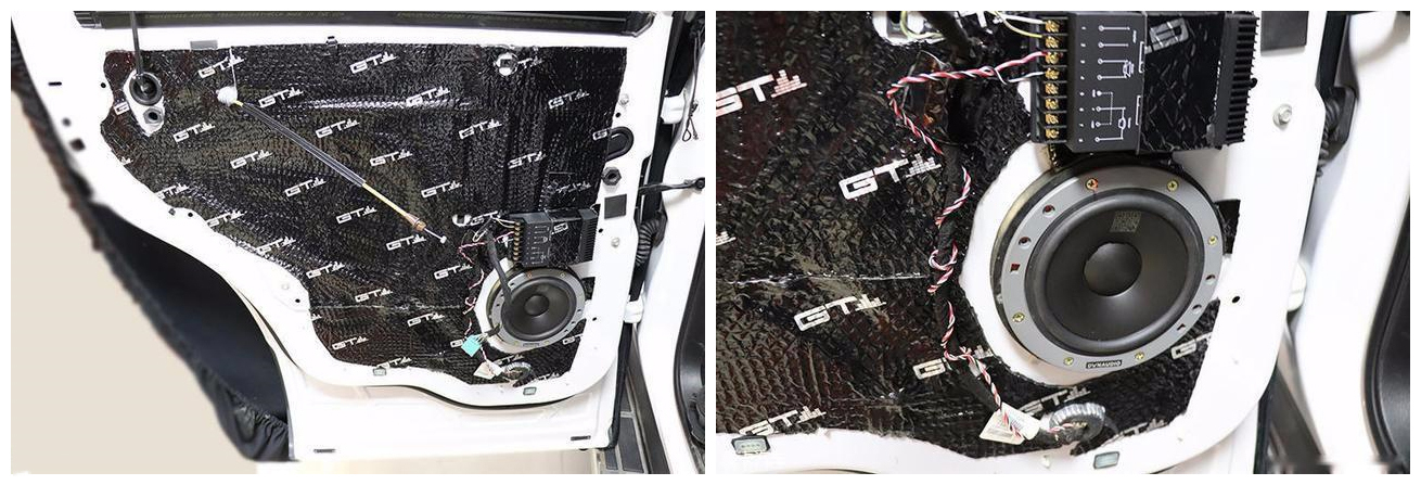 福特探险者汽车音响哪家好丹拿喇叭四门隔音赤峰鑫航汽车音响