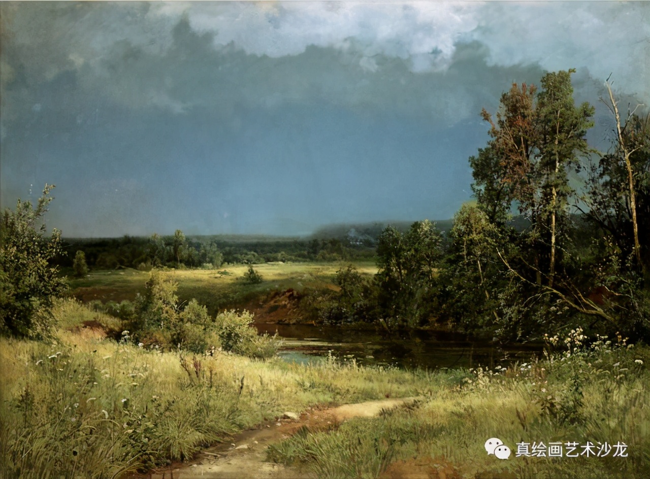 俄罗斯风景画家希施金高清大图,希施金著名风景油画介绍