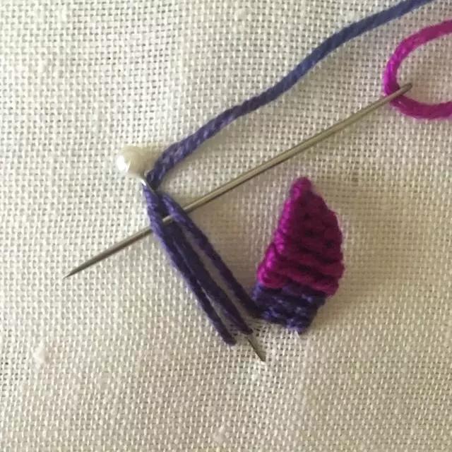 刺绣教程4种简单的小花图案,精美的立体花朵刺绣教程