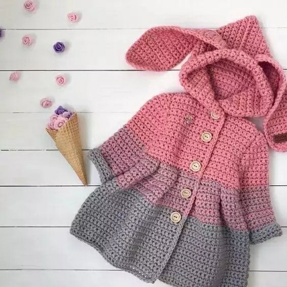 儿童毛衣绣花图案简单又漂亮,儿童马甲毛衣编织教程简单大方