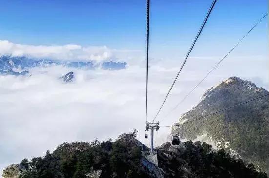 探秘华山三大特点索道,华山风景视频大全华山索道