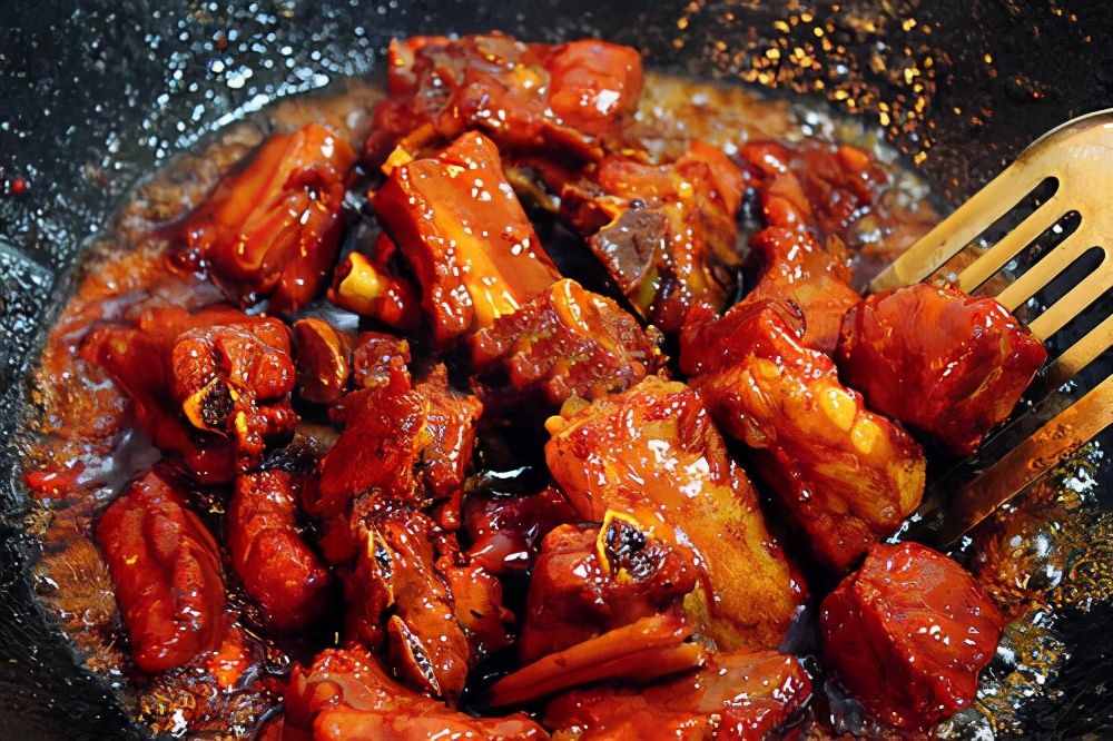 红烧排骨家常做法肉软烂的方法,红烧排骨脱骨入味