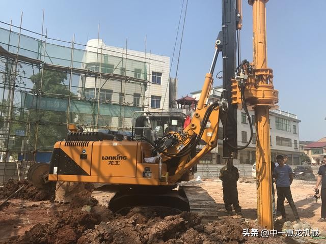 洛阳桩基础旋挖钻机施工价格,小型旋挖钻机能钻多大的桩