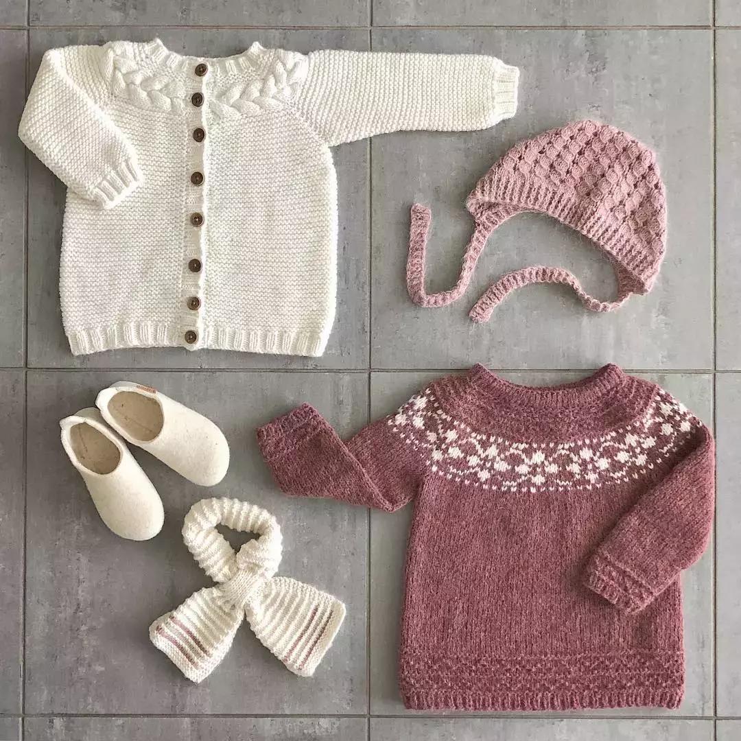 超漂亮宝宝连体衣编织教程,编织简单温暖的宝宝衣服中文版