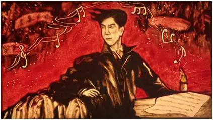 梦飞沙画高清图片,指间沙画艺术家