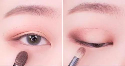 亮色眼影颜色搭配和画法美炸天,眼影画法新手亮色系列