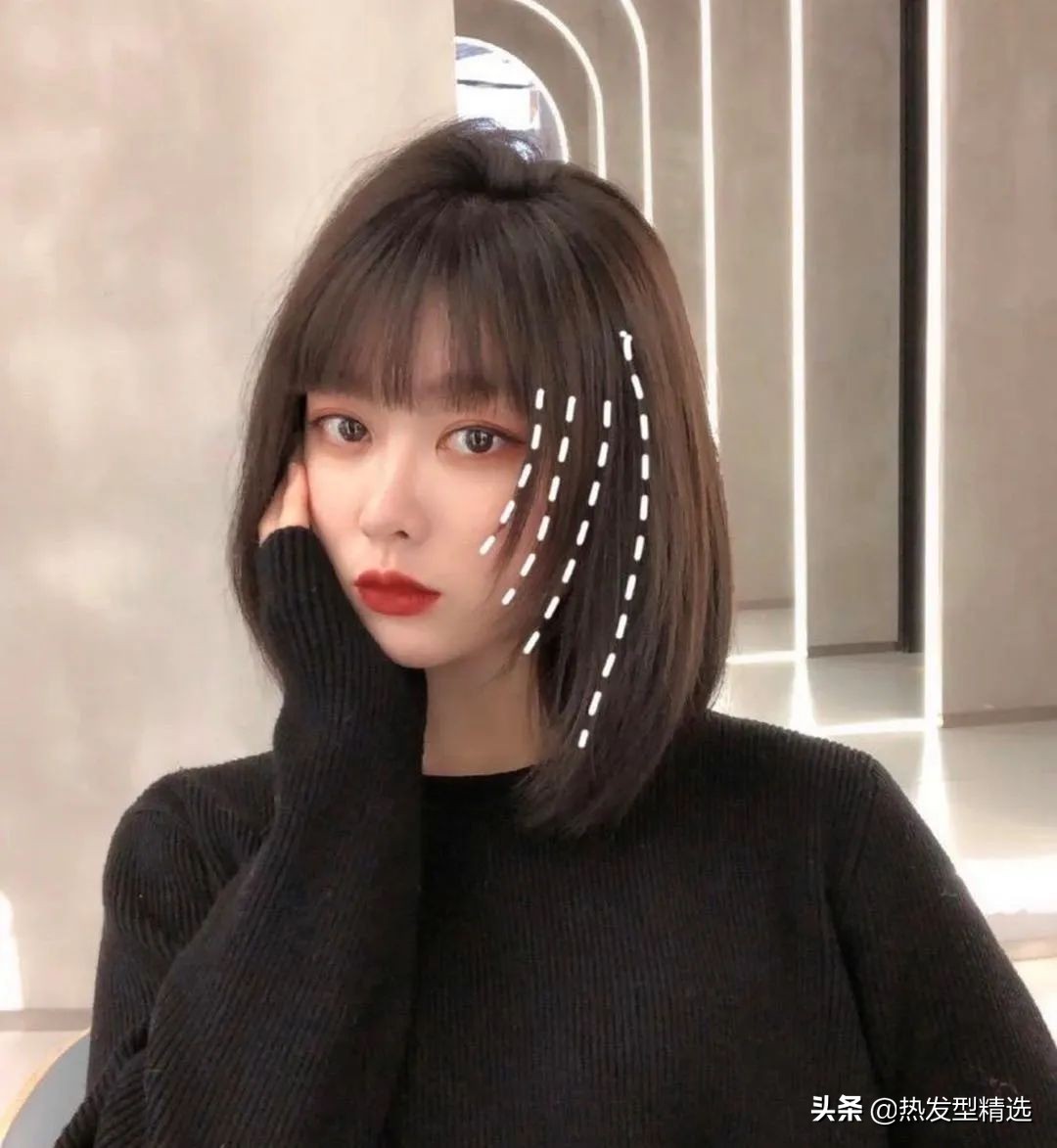 女士中发精剪,2019碎剪中发