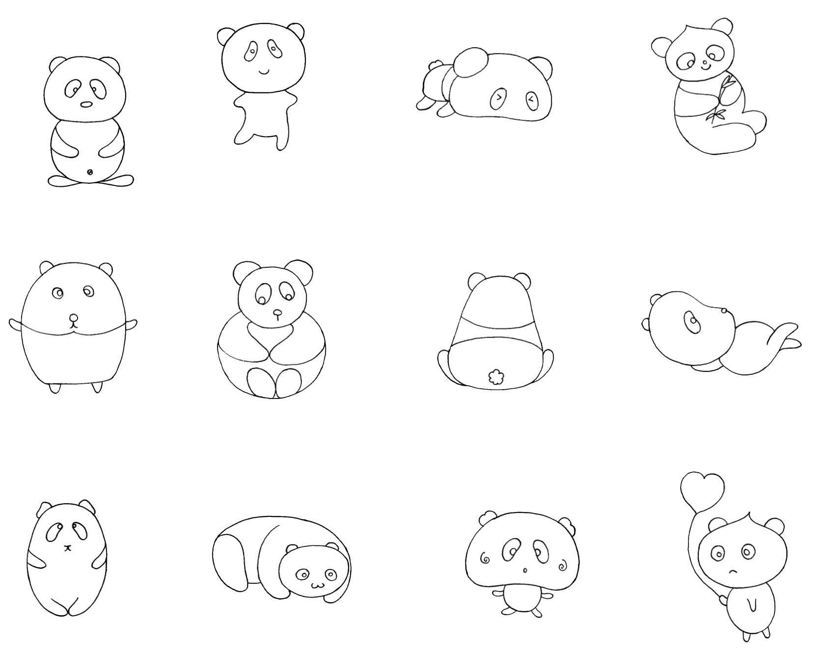 送给父亲的礼物简笔画大全,简笔画入门画画素材100个