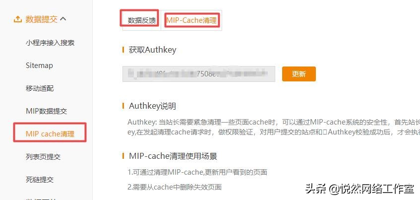 悦然建站分享：神马站长平台使用教程之数据提交