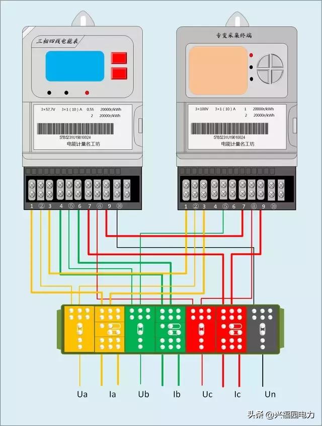 电能表哪一种接线需要电压互感器,两个电能表共用互感器的接线方法