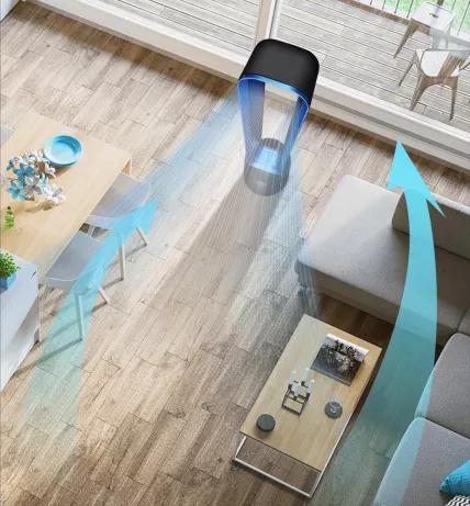 戴森空气净化风扇凉风效果测评,戴森无叶风扇跟其他无叶风扇比