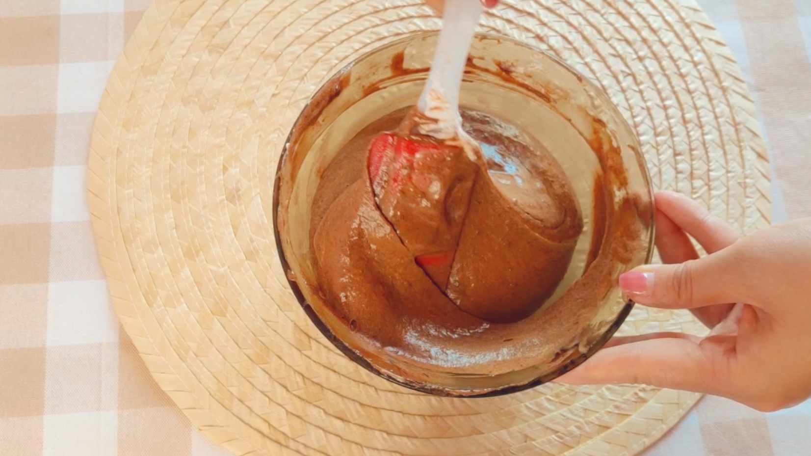 超柔软巧克力戚风蛋糕教程,巧克力戚风蛋糕做法8寸详细教程