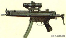 mp5冲锋枪能打死大型动物吗,反恐利器mp5弹鼓式冲锋枪