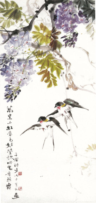 柳子谷花鸟画作品大全图文,柳子谷花鸟作品大全