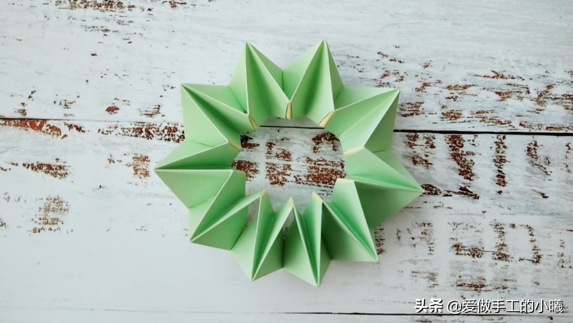 无限翻折纸教程图解,无限翻折纸万花筒一步步教程