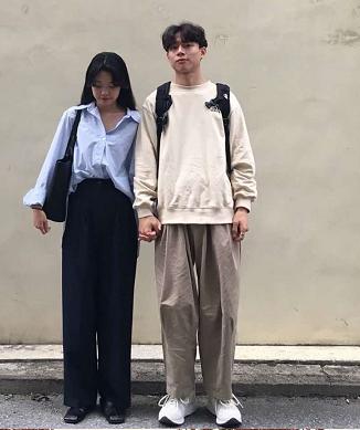 一对很火韩国情侣的日常,韩国很火的一对情侣写真照