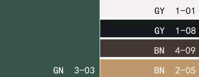 墨绿色的色彩风格,墨绿和粉的高级色彩