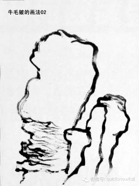 王飞飞山水画山石的画法,金学长山水画山石画法视频