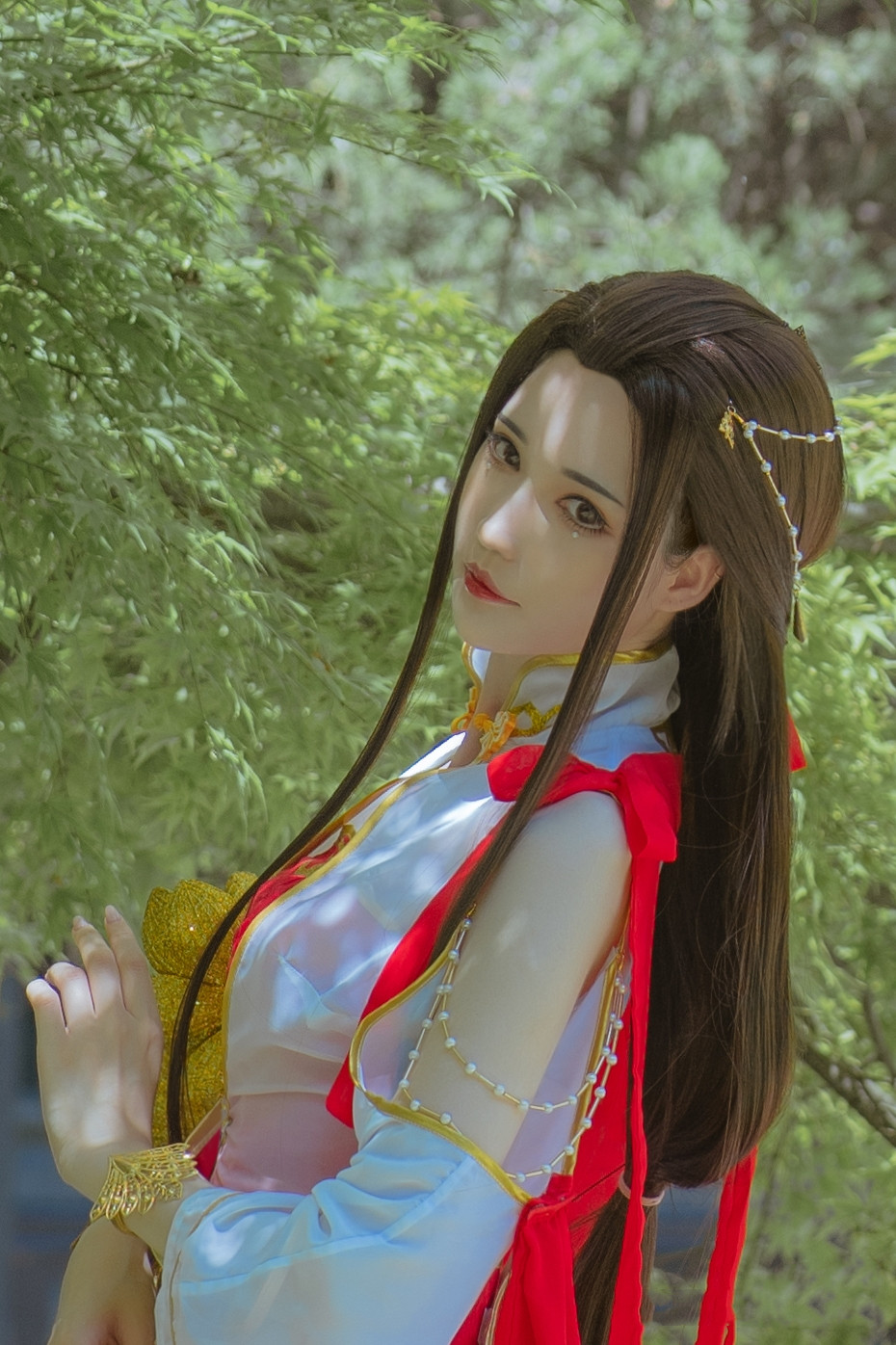 天涯明月刀白衣公子羽cos,天涯明月刀cosplay太白