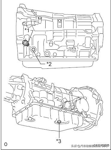 丰田锐志a960e变速箱怎样检查油位,丰田a960e自动变速箱分解图