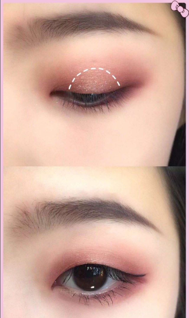 单眼皮眼妆教程干净高级无眼影,单眼皮日常甜酷眼妆教程