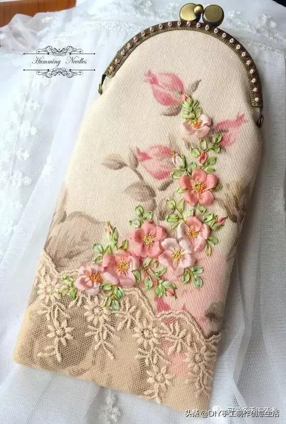 绣一朵花要多久,丝带绣的扭转绣针法