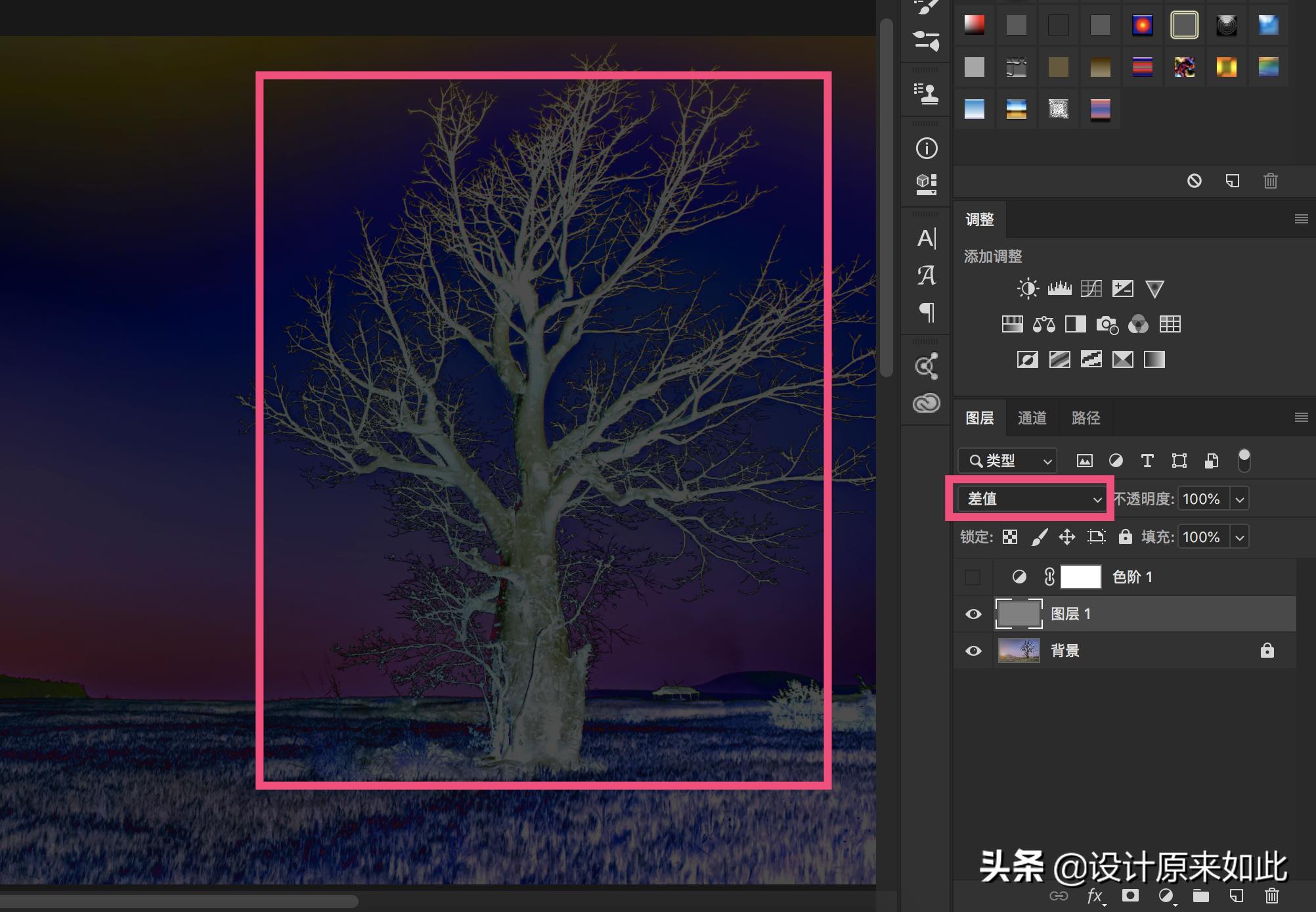 色阶工具怎么调整图片,ps文字色阶调色教程