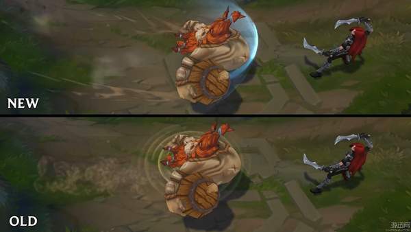 LOL鳄鱼、酒桶全皮肤特效演示大招技能特效增强