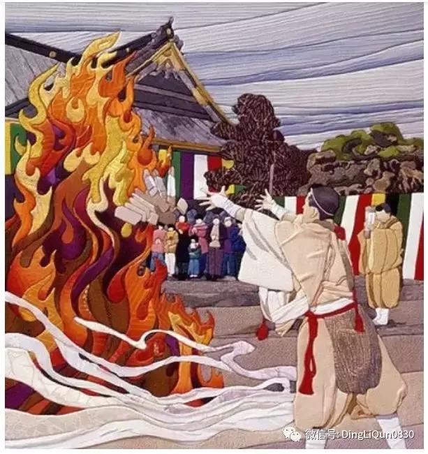 褶皱布画diy教程,布艺褶皱画