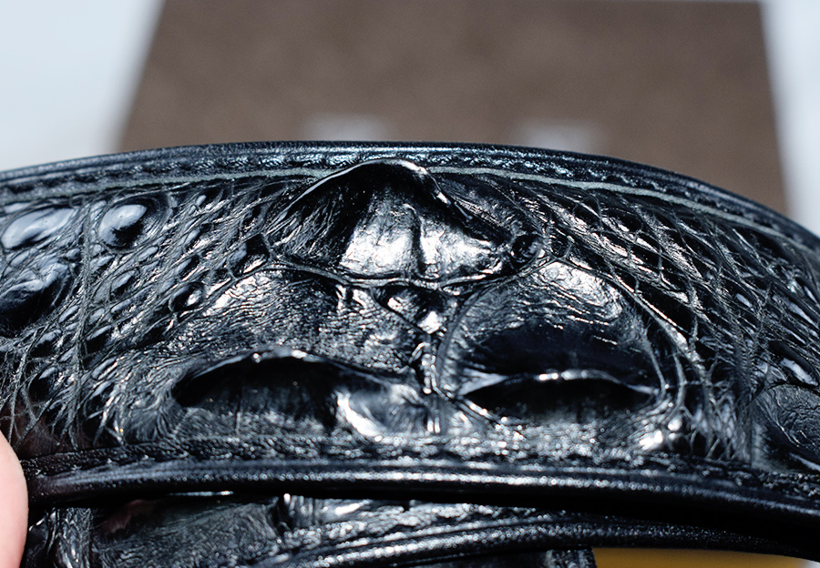 「验货」V.V.Brown鳄鱼皮皮带