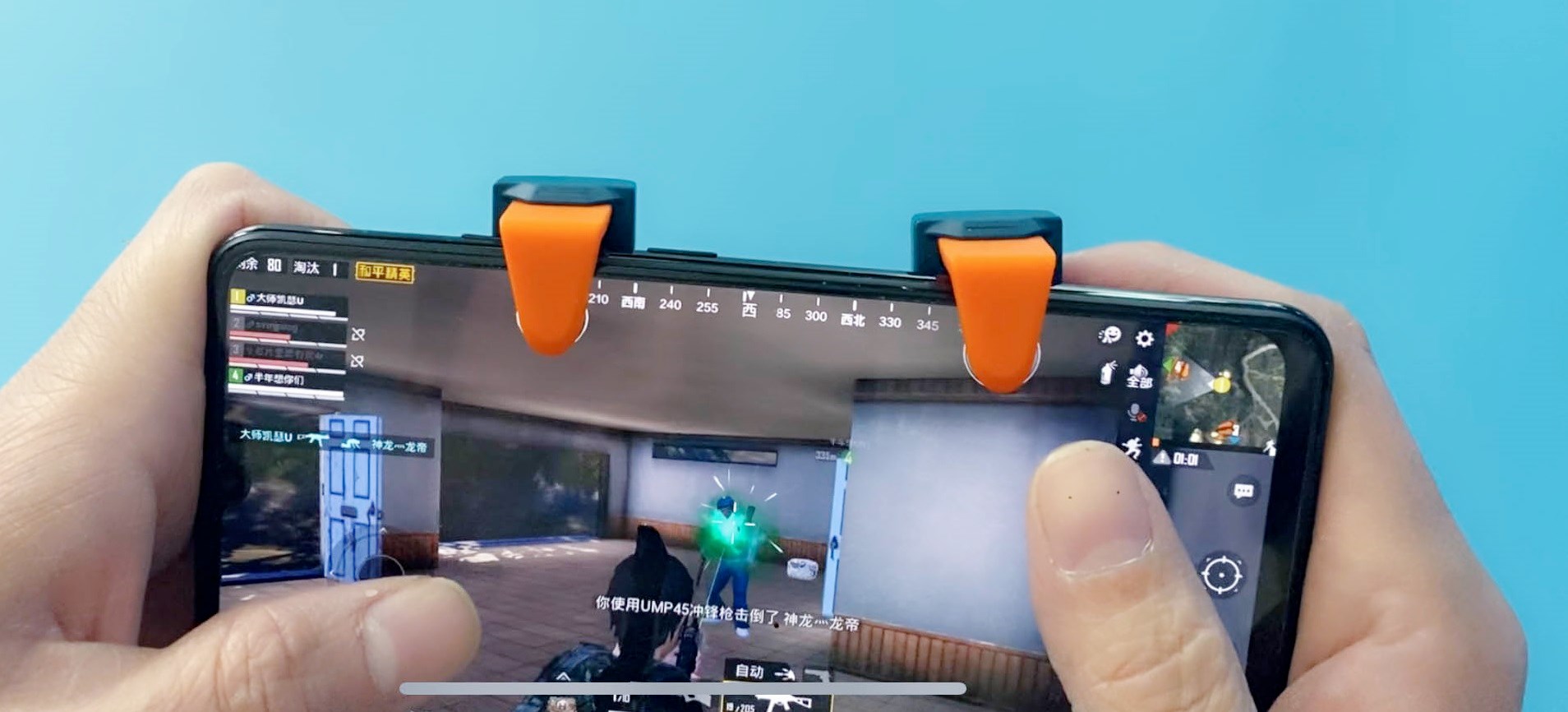 吃鸡按键设置四指教学,开黑吃鸡神器北通j1上手体验