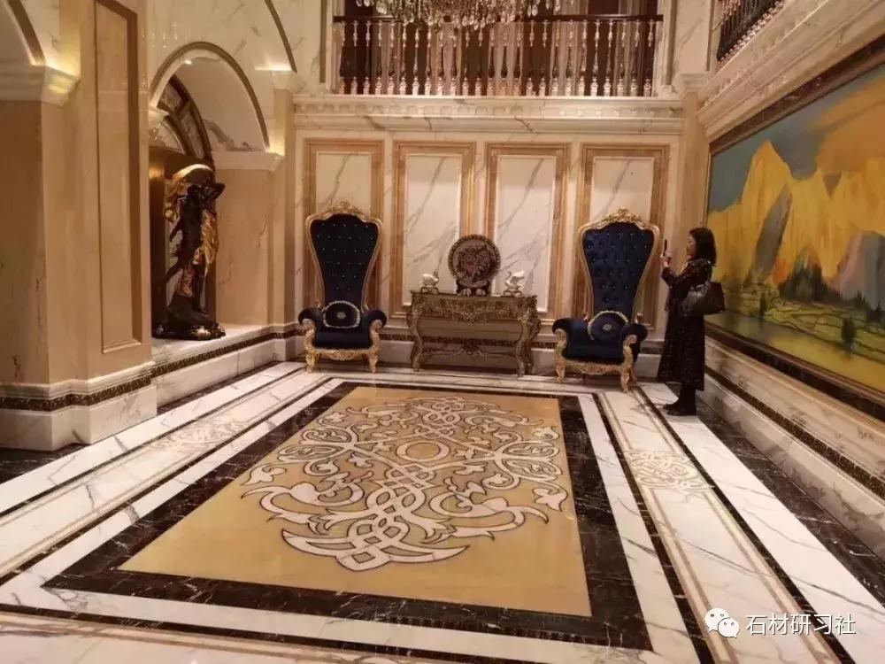深圳豪宅别墅装修效果图,大理石豪宅整装